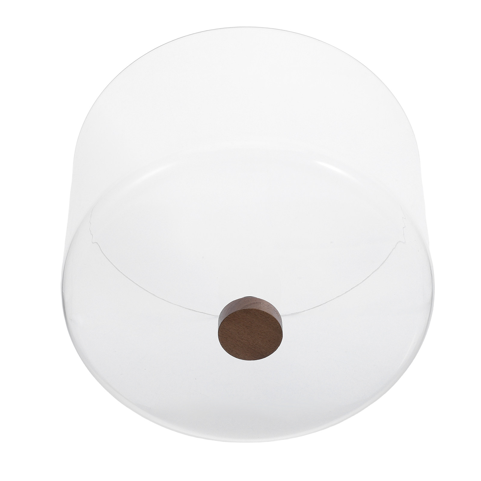 Plastic Dome Clear - Penutup Kue Transparan 11 Inci, Alas