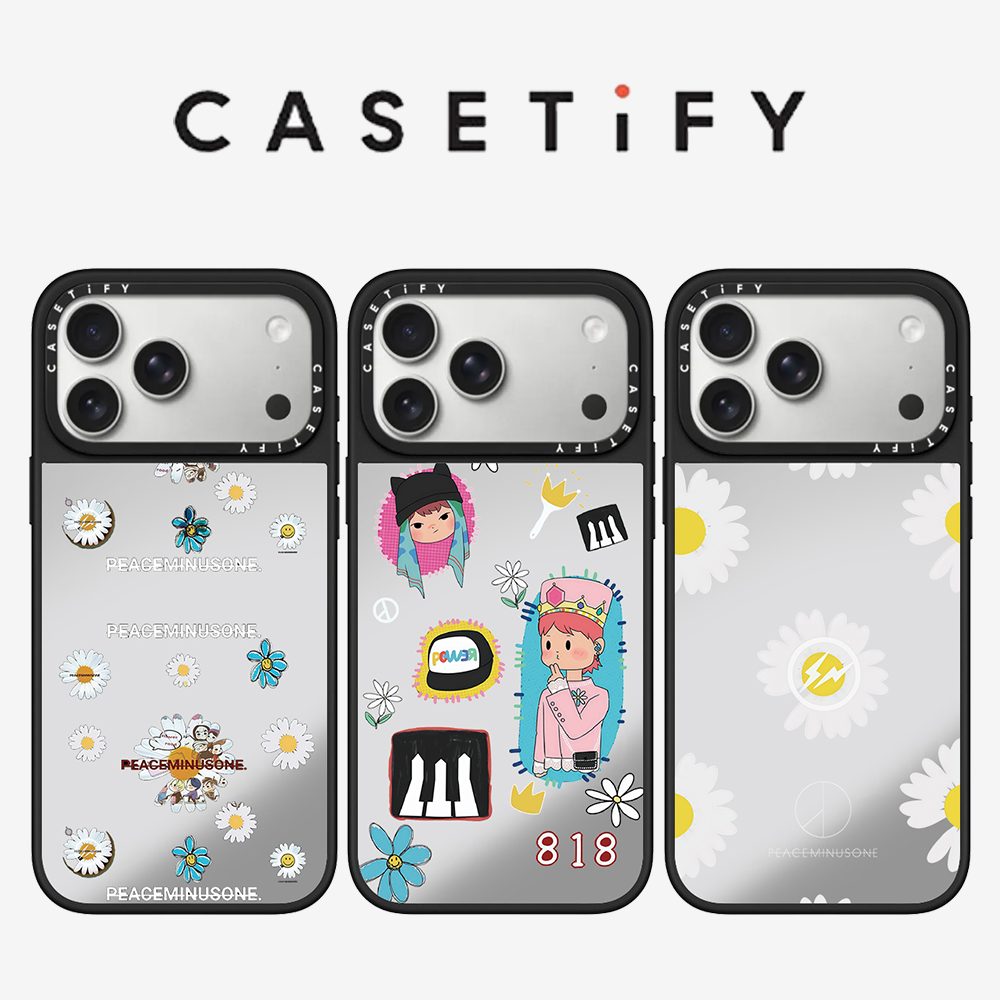 Peat Pellet Tray - CASETiFY PEACEMINUSONE Seri Daisy Casing Ponsel