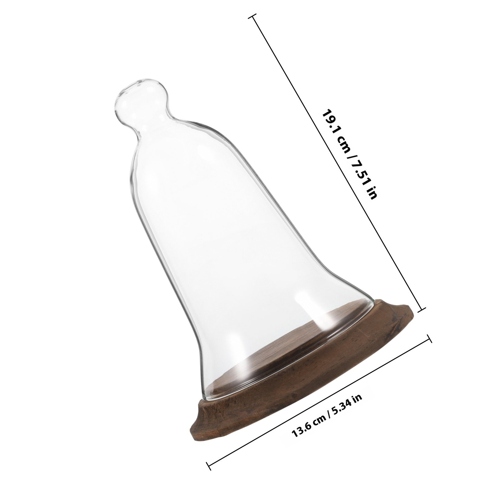 Kubah Kaca Penutup Pajangan, K - Plastic Dome Clear ulasan dan harga